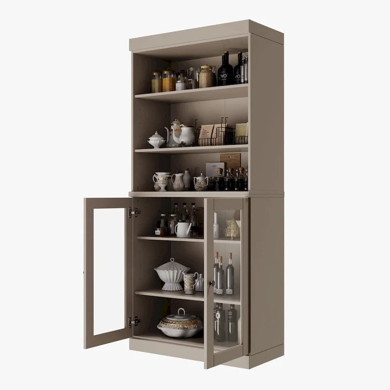 100 % Massivholz Küchenschrank 32 mit 2 Türen von Palace Imports