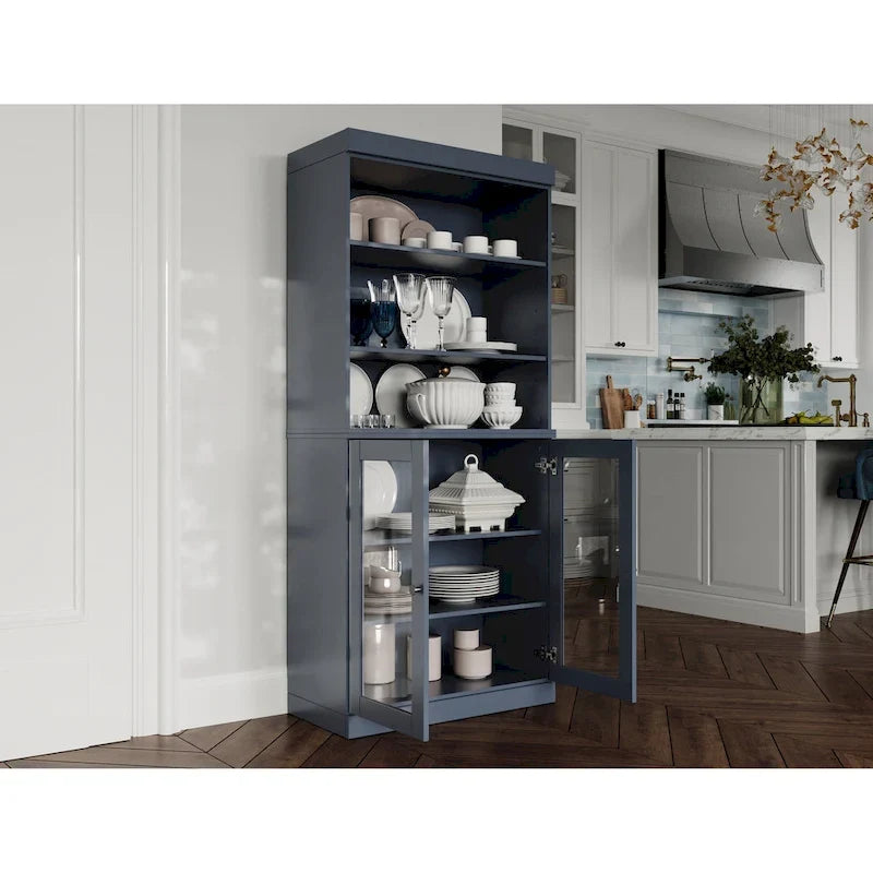 100 % Massivholz Küchenschrank 32 mit 2 Türen von Palace Imports
