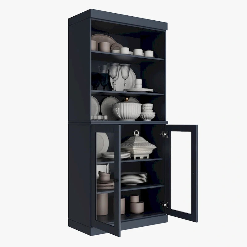 100 % Massivholz Küchenschrank 32 mit 2 Türen von Palace Imports