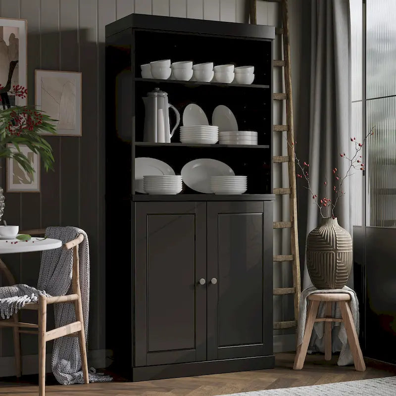 100 % Massivholz Küchenschrank 32 mit 2 Türen von Palace Imports