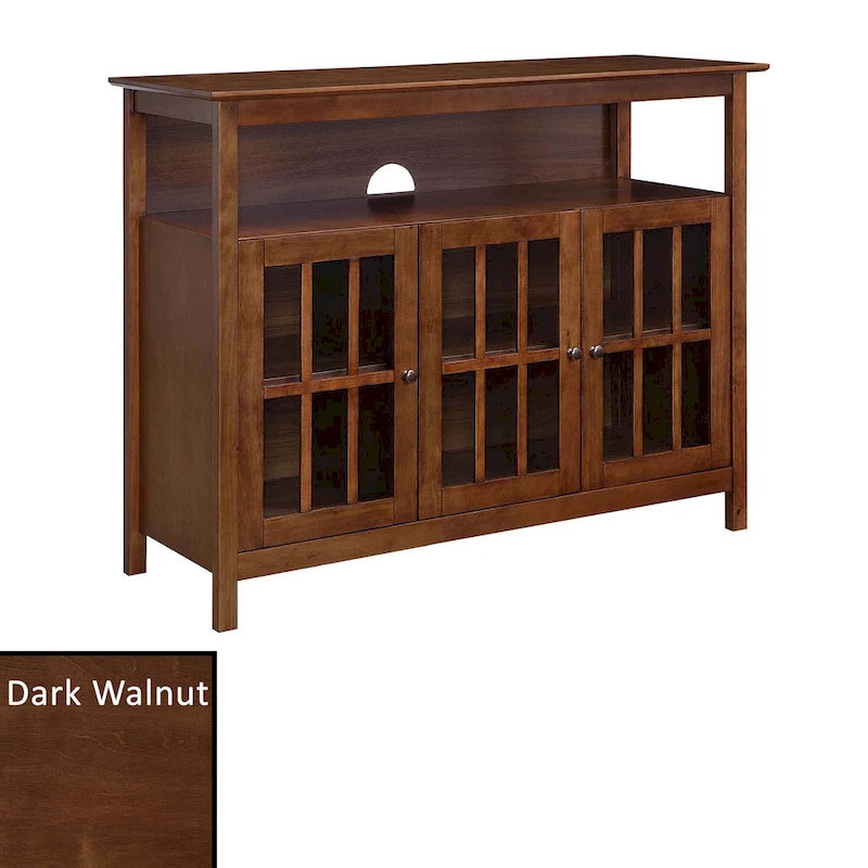 Convenience Concepts Big Sur Deluxe TV Stand with Storage Cabinets and Shelf for TVs up to 55 Inches