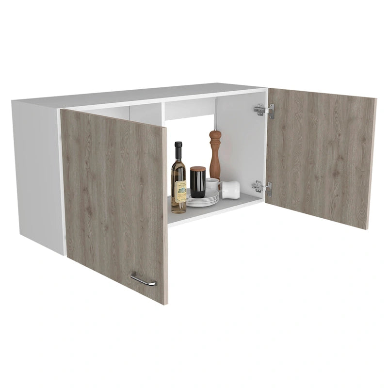 TUHOME Napoles Double Door Wall-Mounted Storage Cabinet - N/A