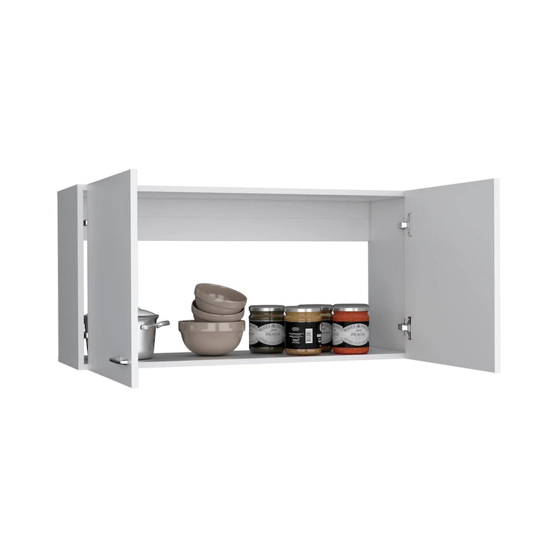 TUHOME Napoles Double Door Wall-Mounted Storage Cabinet - N/A