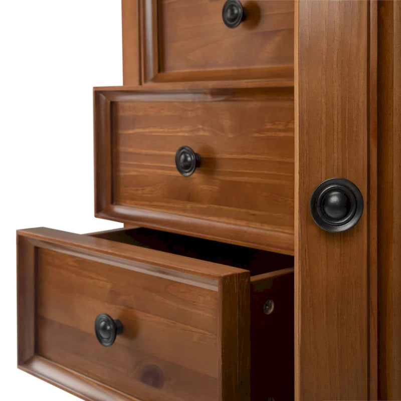 WYNDENHALL Halifax SOLID WOOD 37 inch Wide Transitional Medium Storage Cabinet - 37w x 17d x 36 h