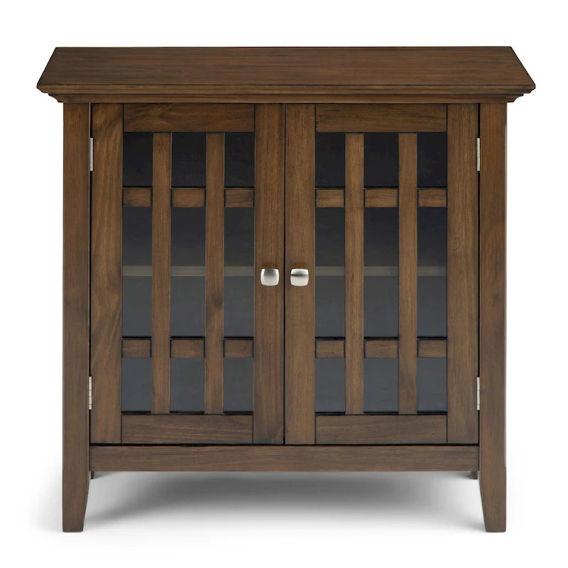 WYNDENHALL Halifax SOLID WOOD 37 inch Wide Transitional Medium Storage Cabinet - 37w x 17d x 36 h