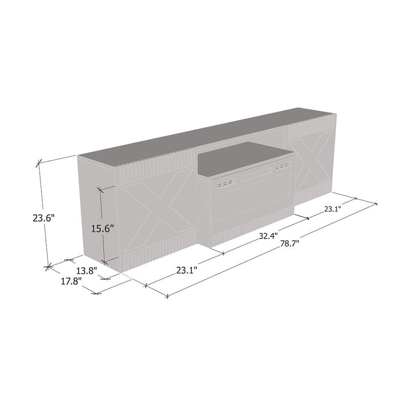 Fireplace TV Stand