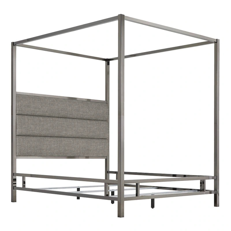 Solivita Black Nickel Canopy Bed by iNSPIRE Q Bold