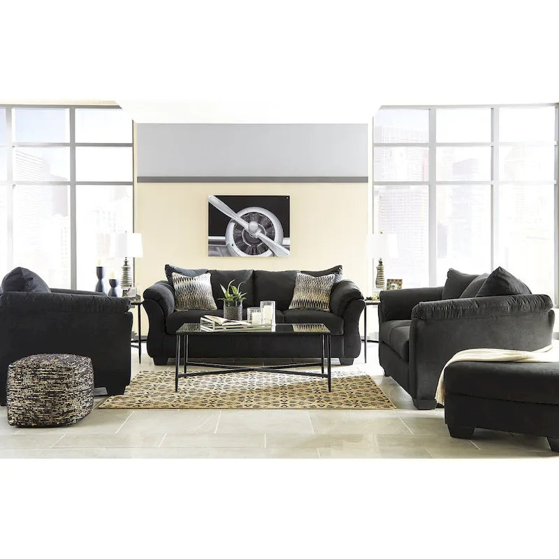 Darcy Contemporary Black Chair