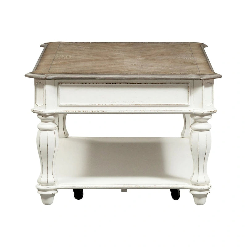 Magnolia Manor Antique White Lift Top Cocktail Table