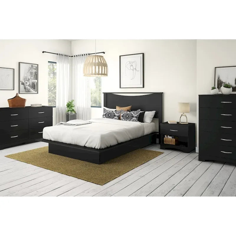 South Shore Step One European Queen Headboard