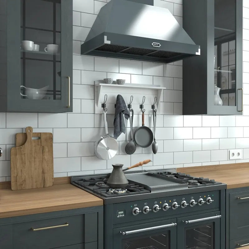 Wall Mounted Storage Rack with Upper Shelf and Storage Hooks
