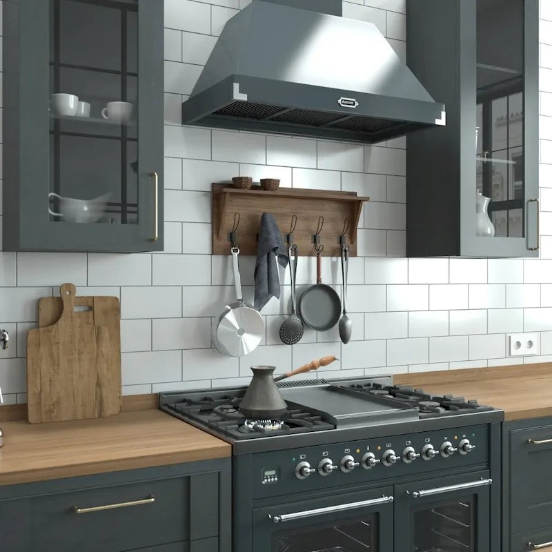 Wall Mounted Storage Rack with Upper Shelf and Storage Hooks
