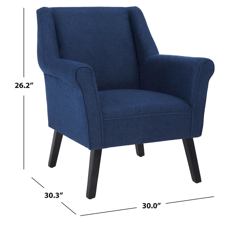 SAFAVIEH Selina Accent Chair - 30 W x 30.3 L x 26.2 H - 30Wx30Dx26H