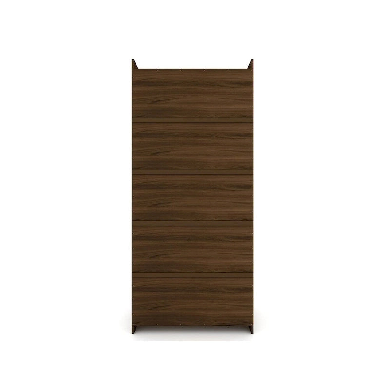 Mulberry Open 3 Sectional Modem Wardrobe Closet with 6 Drawers