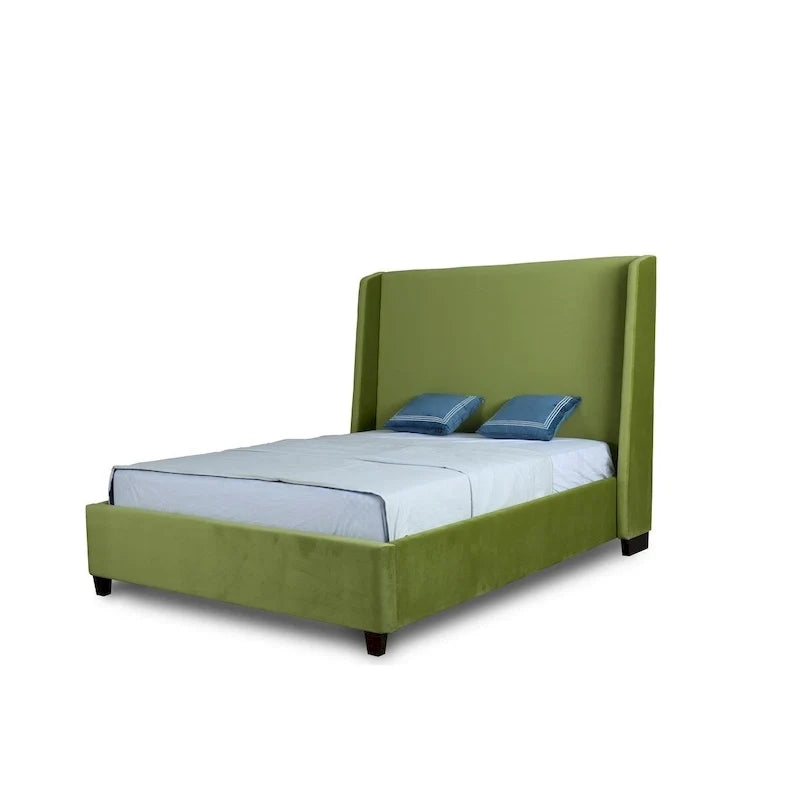 Ceets Sleek and Modern Velvet Upholstered Parlay Bed Frame
