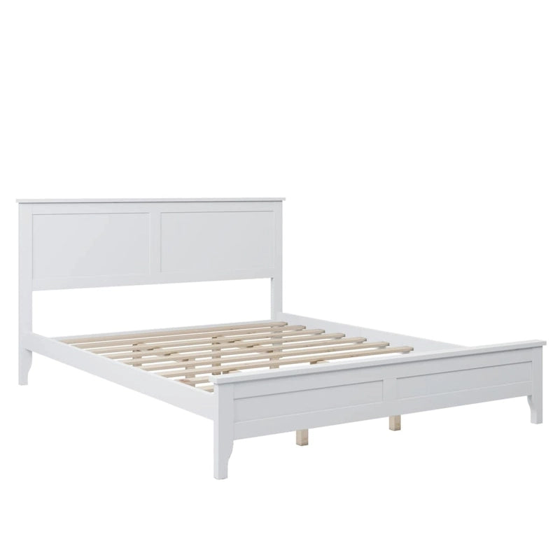Modern Solid Wood Queen Platform Bed
