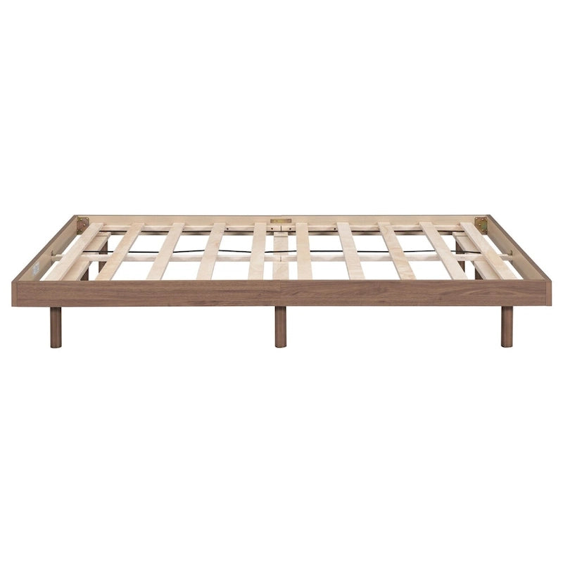 Nestfair Modern Design Full Floating Platform Bed Frame