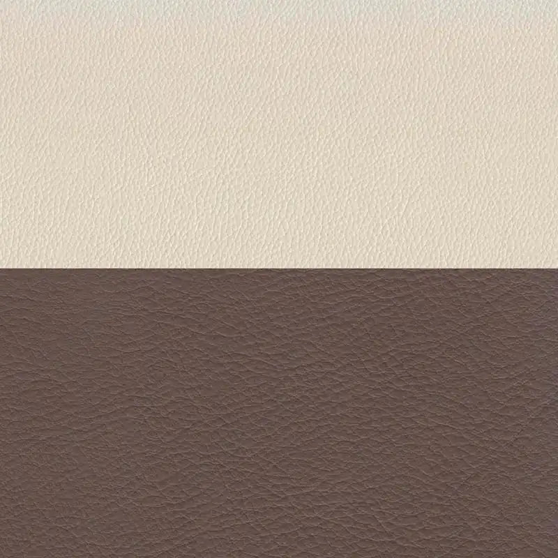 Top Grain Leather Loveseat with Feather Memory Foam and Springs