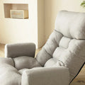 Adjustable headrest and waist support, gaming chair, lounge chair, 360° swivel sofa chair, rotatable leisure chair, deck chair