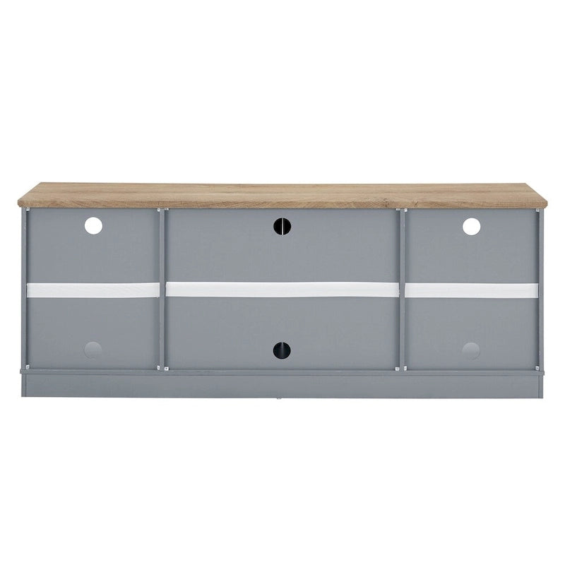 Modern Farmhouse TV Media Stand,Large Home Entertainment Console