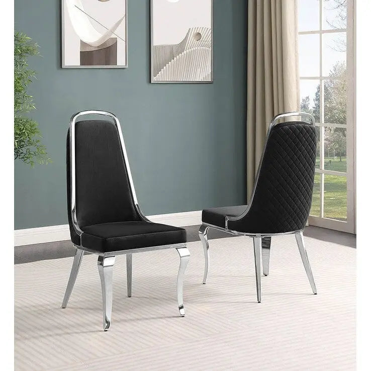Best Quality Furniture D312/3-SC310-7 Dining Set with 79 White Marble Top