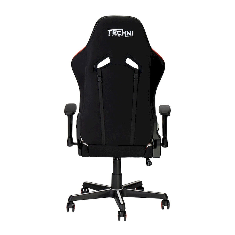 Gaming Chair With Built-In Headrest Pillow