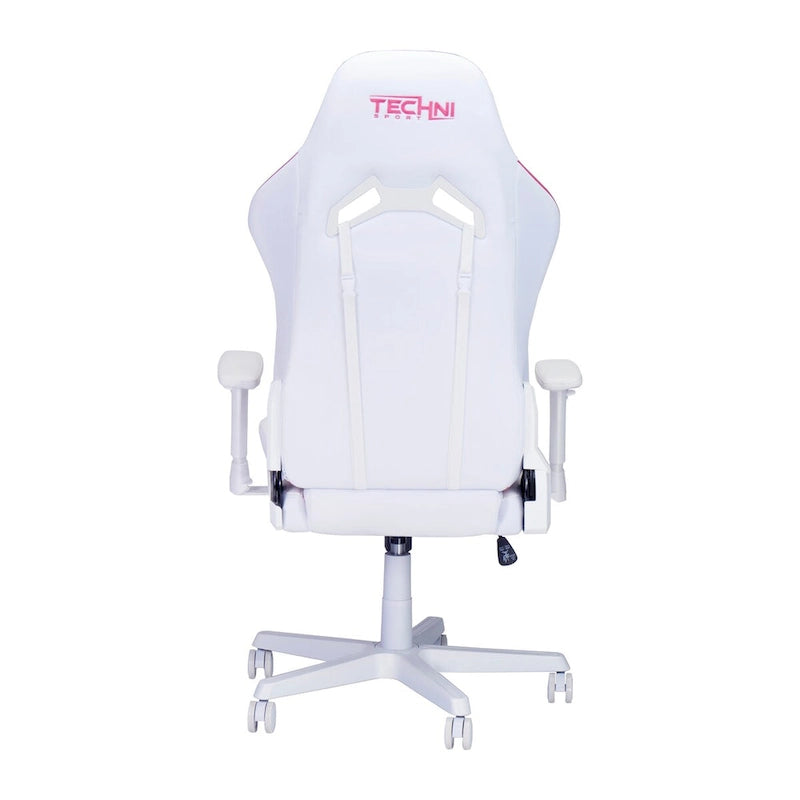 Gaming Chair With Built-In Headrest Pillow