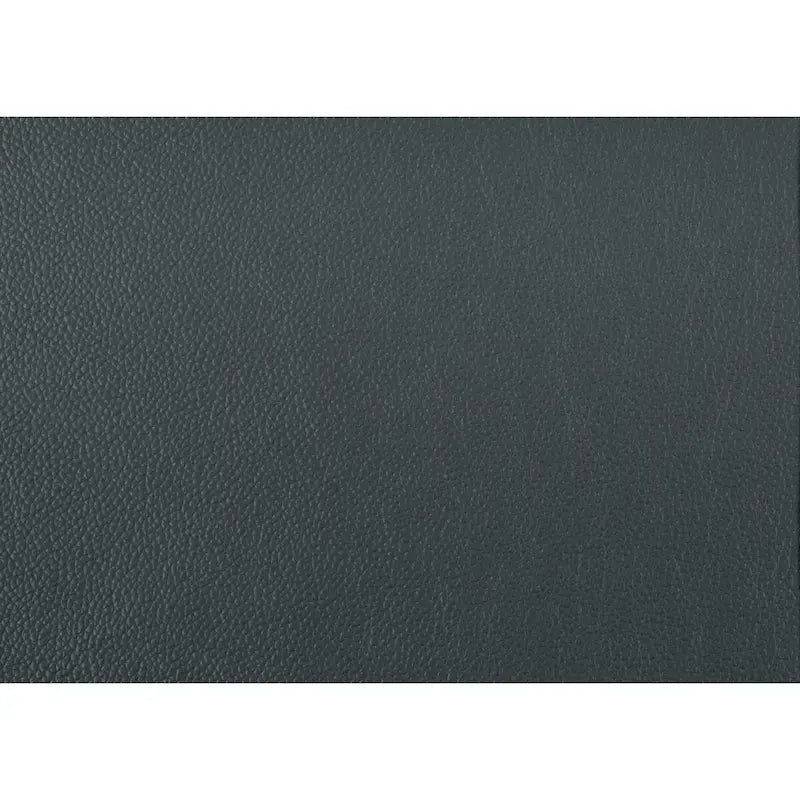Dark Gray Top Grain Leather Love Seat