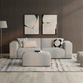 WYNDENHALL Biggs 2-Sitzer Modulsofa und Hocker-Set