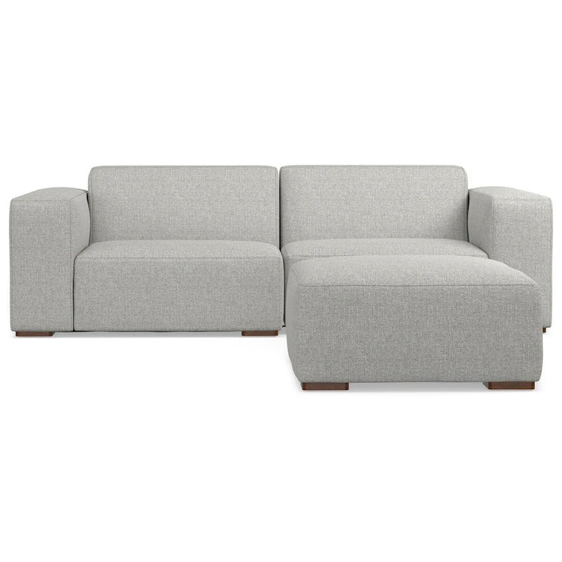 WYNDENHALL Biggs 2-Sitzer Modulsofa und Hocker-Set