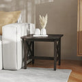 Solid Wood Traditional Farmhouse End Table