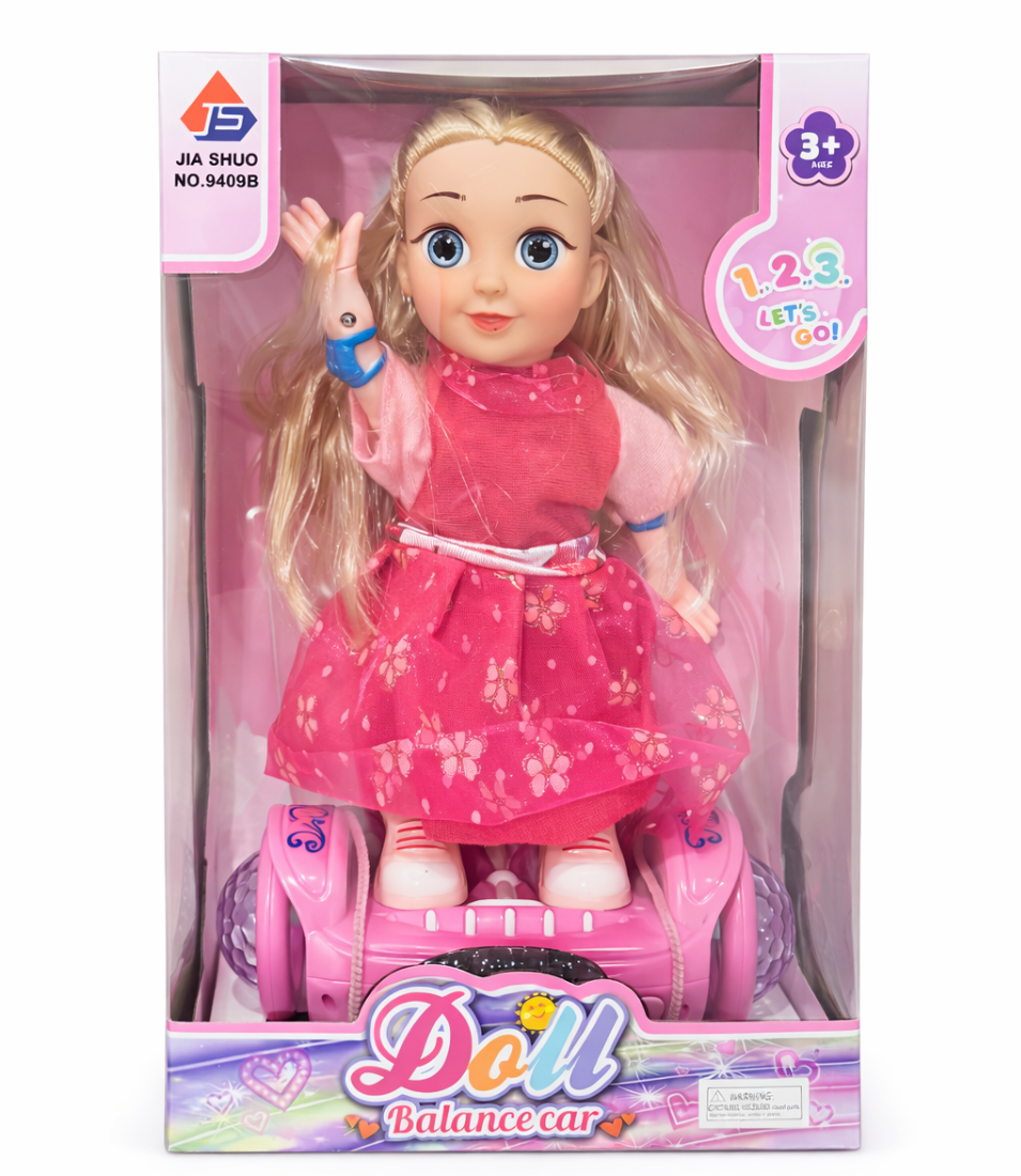 Jouet Hoverboard de poupée de robe de voiture d'équilibre de bébé