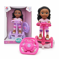 Bébé 360 RC Balance Scooter poupée noire jouet télécommandé