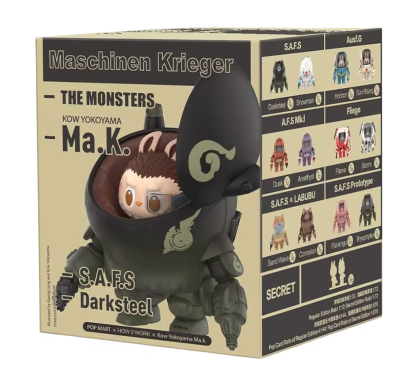 Pop Mart Labubu Les Monstres x Kow Yokoyama MA.K. Figurine de série – Boîte aveugle simple