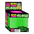 Nee Doh Nice Cube GLOW Squish Ball Fidget Toy 2.5 inches