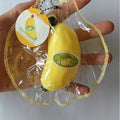 Jouet sensoriel à rebond rapide et à haute élasticité, Squishy banane cousu