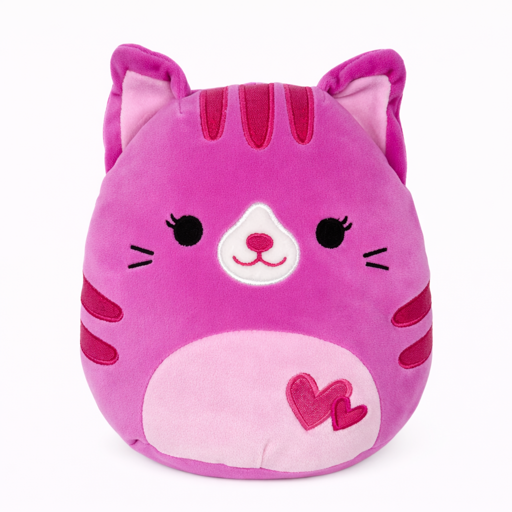 Squishmallows Peluche Harrell le chat Valentine 30,5 cm