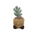 6-inch Corduroy Greenhouse Plant Plush Toy – Soft Potted Plant Stuffed Animal with a Cute Smiling Design