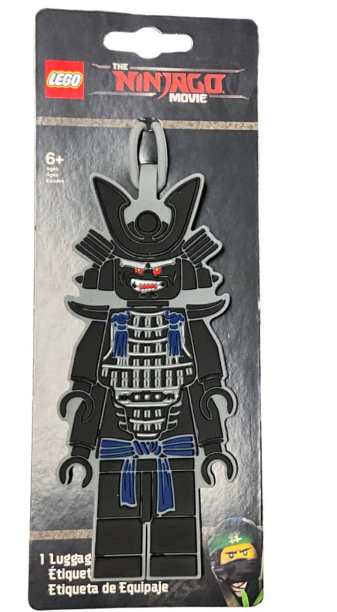 Accessoire de voyage pour étiquette de bagage LEGO Ninjago Sensei Wu