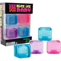 Nee Doh Nice Ice Baby Lot de 4 jouets Squish Ball Fidget 3,8 cm
