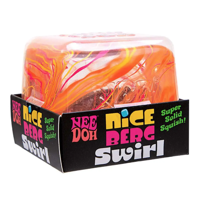 Nee Doh Nice Berg SWIRL Jouet Squish Ball Fidget 3,5 pouces