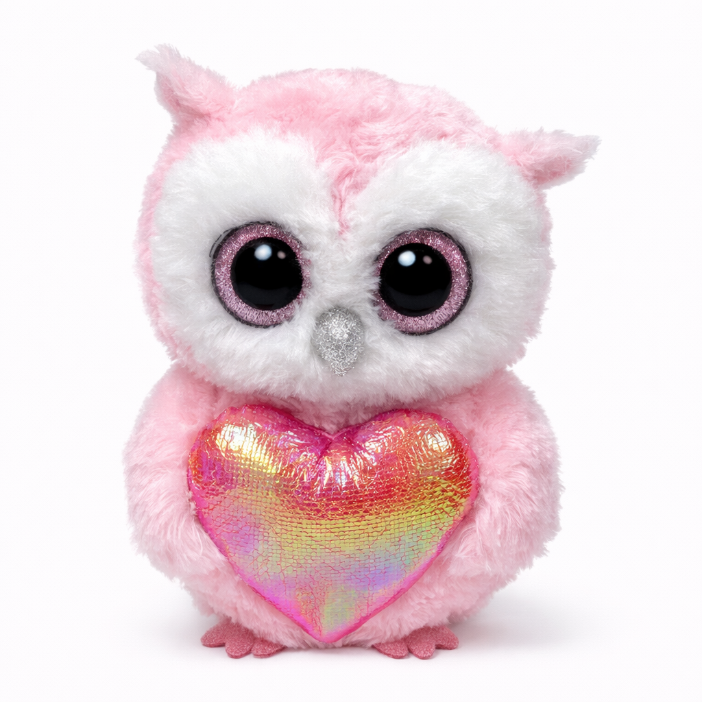 TY Jouet en peluche Whisper de 6 pouces