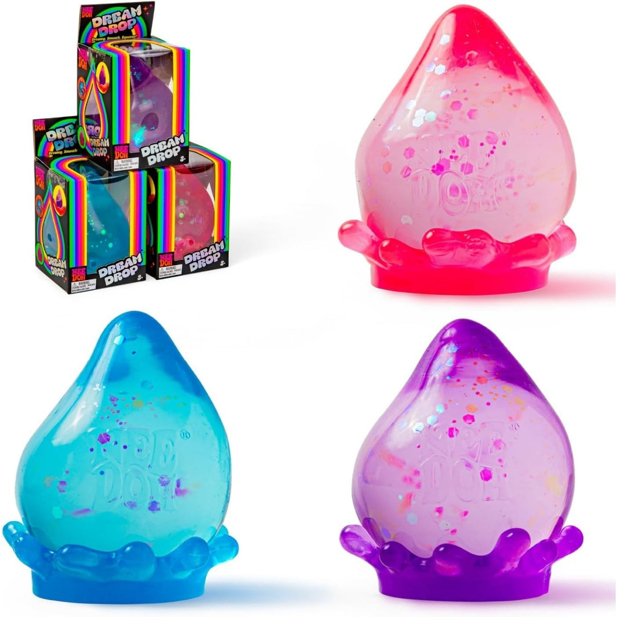NeeDoh Nice Cube – Sortiert – 1 Stück