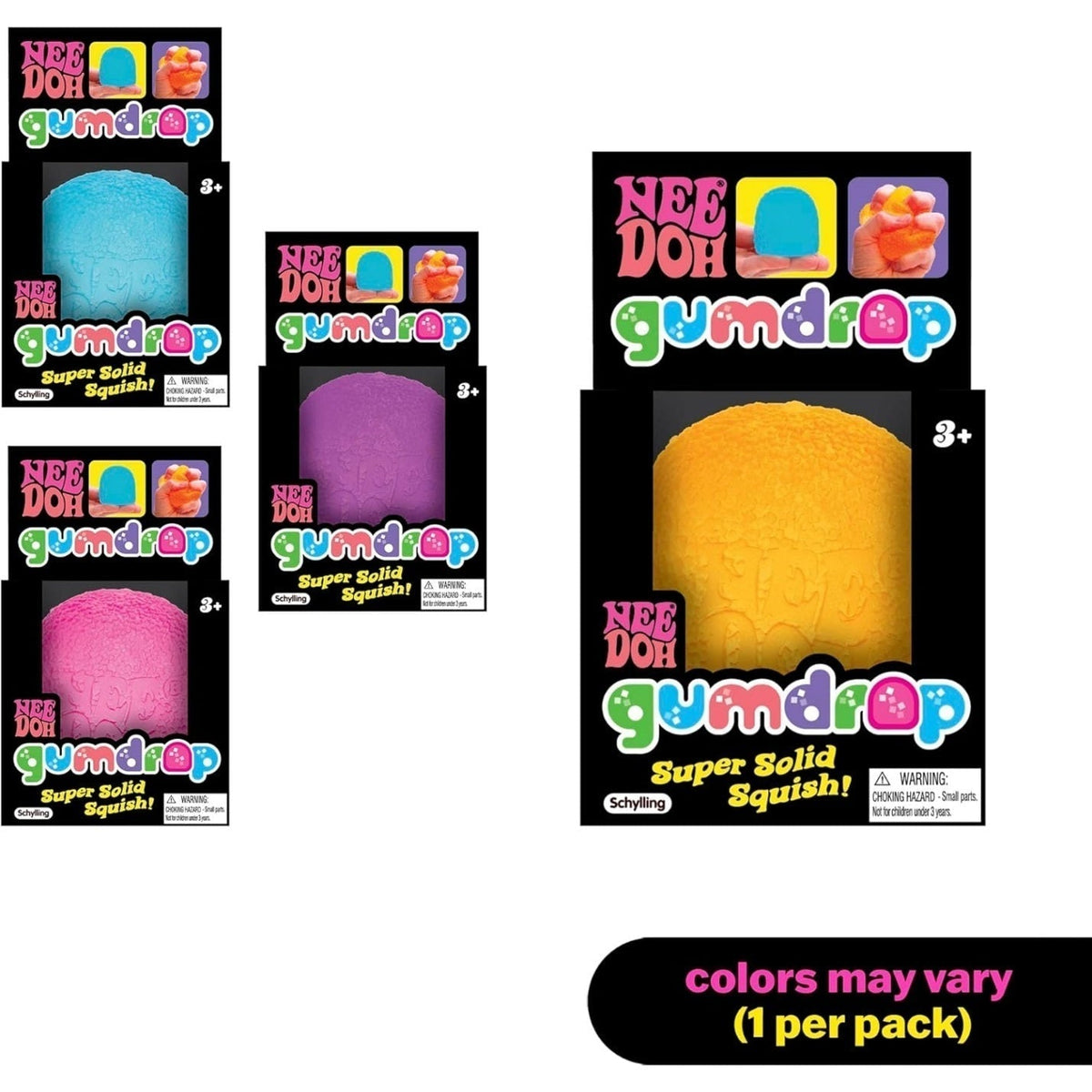 NeeDoh Nice Cube – Sortiert – 1 Stück