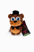 Five Nights at Freddy's Freddy Fazbear Peluche 10,2 cm – Ours brun doux avec chapeau haut de forme