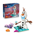 LEGO 43287 Disney La Reine des Neiges Olaf et Bruni Pique-nique Jouet de Construction Amusant