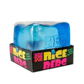 Nee Doh Nice Berg Jumbo Nice Cube 3,5 pouces Squish Ball Fidget Toy - Bleu