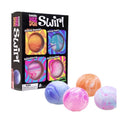 Nee Doh Teenie Swirl Lot de 4 jouets Squish Ball Fidget 3,8 cm