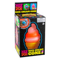 Nee Doh Nice Cream Cone 3.5-inch Squish Ball Fidget Toy - Choose Your Color