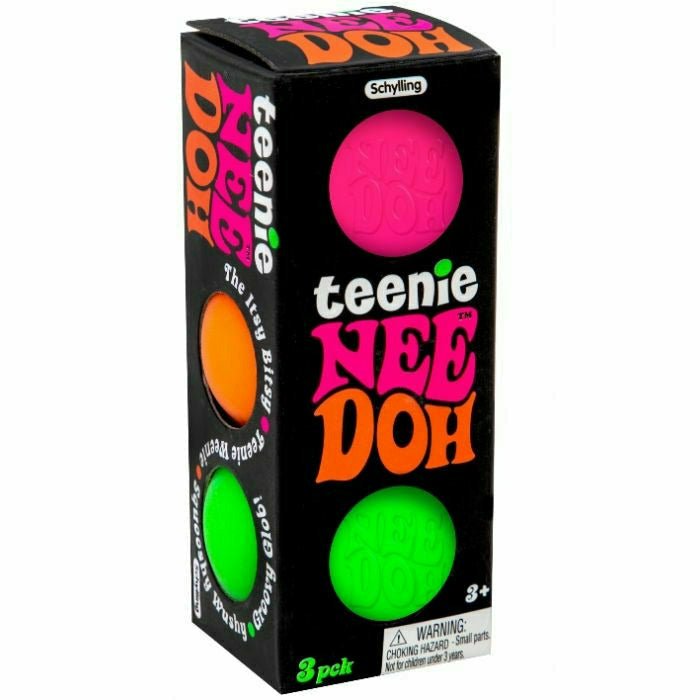 Nee Doh Teenie 1,5 pouces Squish Ball Fidget Toy - Ensemble de 3